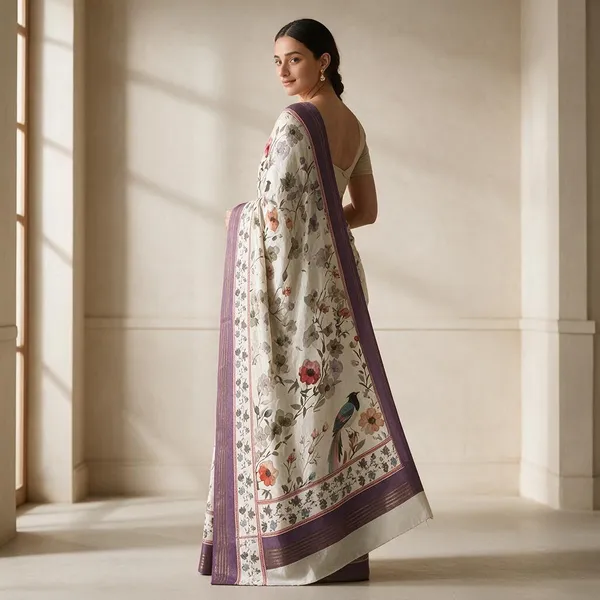 Purple_Lenin_Digital_Saree_For_Women