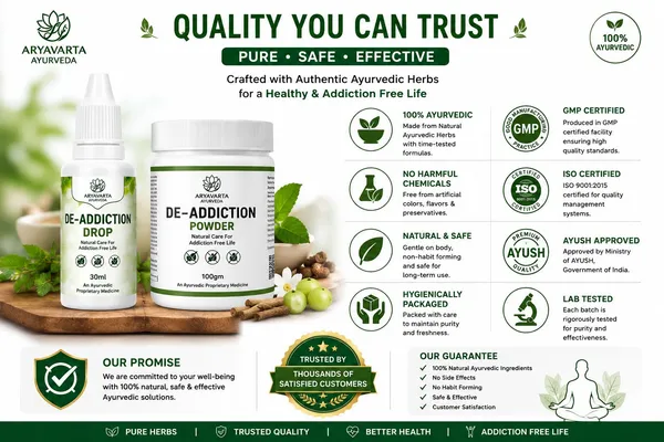 Aryavarta_Ayurveda_Tulsi_Triphala_De-Addiction_Drop_&_Powder_Set_Of_4