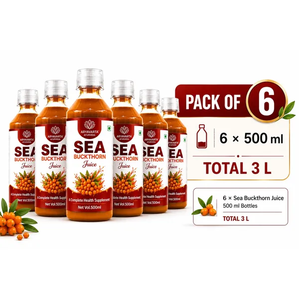 Aryavarta_Ayurveda_Sea_Buckthorn_Juice_500_ml_–_Pack_of_6