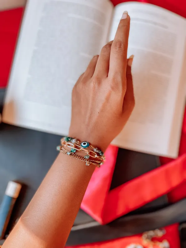 Red_Dot_Layer_Evil_Eye_Bracelet_Teal_Green