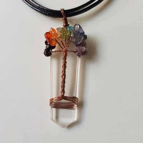 Tof_Bullet_Shape_Necklace_Clear_Quartz