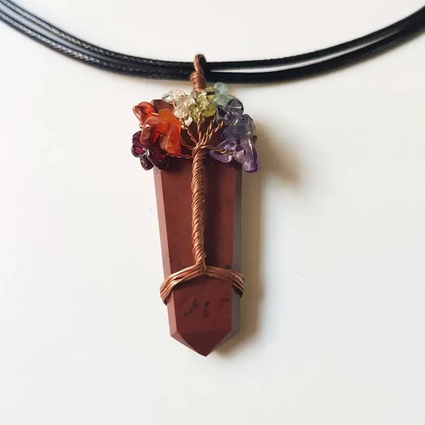 Tof_Bullet_Shape_Necklace_Jasper