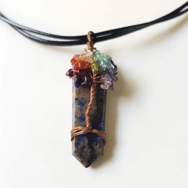 Tof_Bullet_Shape_Necklace_Lapis_Lazuli