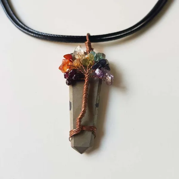 Tof_Bullet_Shape_Necklace_Metallic