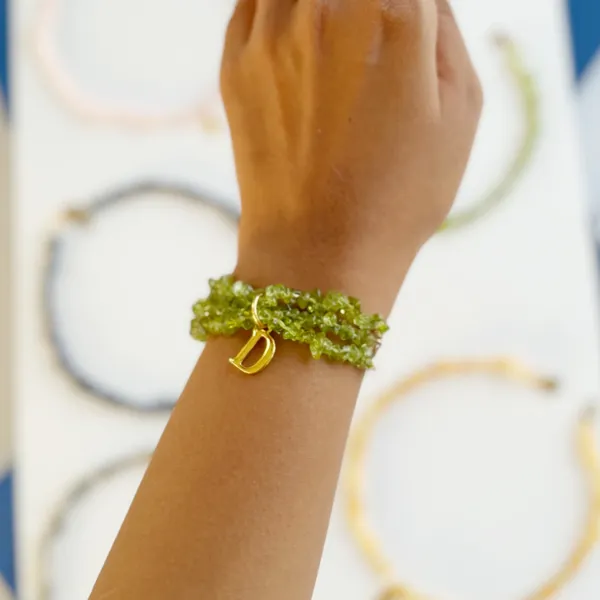 Personalised_Green_Stone_Alphabet_Bracelet_D