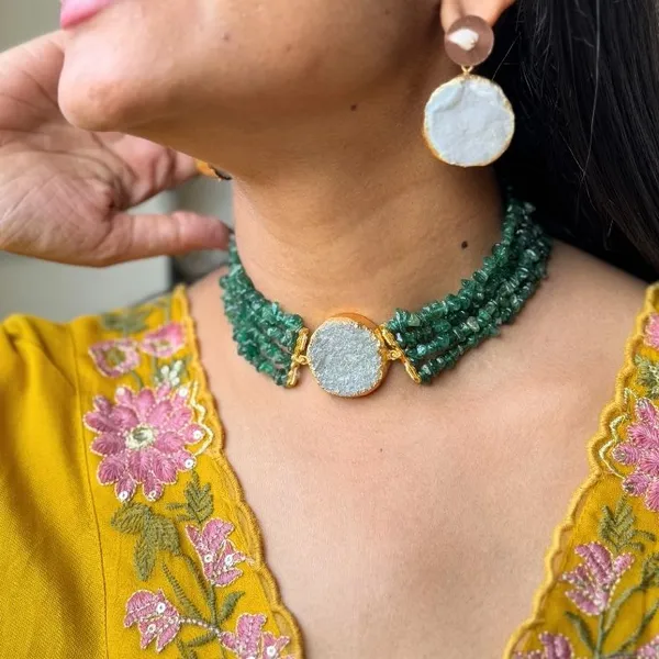 Mystic_Green_Radiance_Choker_Set_Green