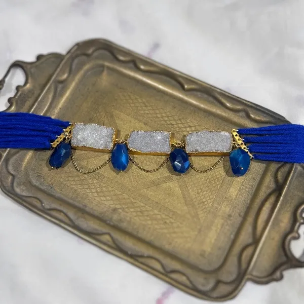 Royal_Blue_Raaga_Choker_Necklace_Blue