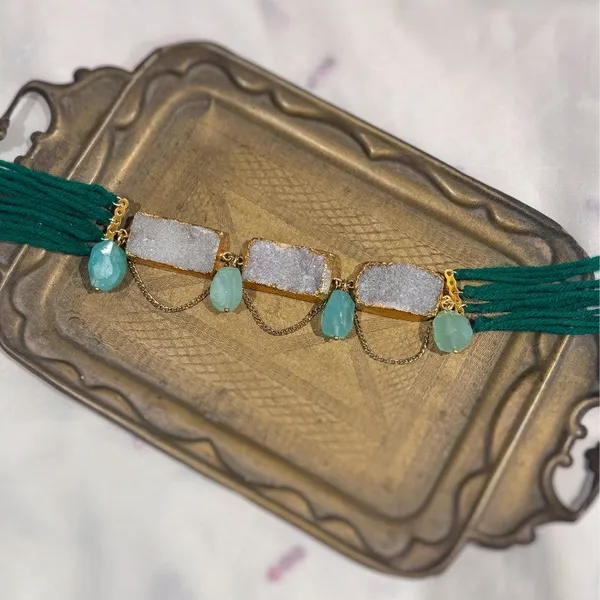 Maroon_Raaga_Choker_Necklace_Green