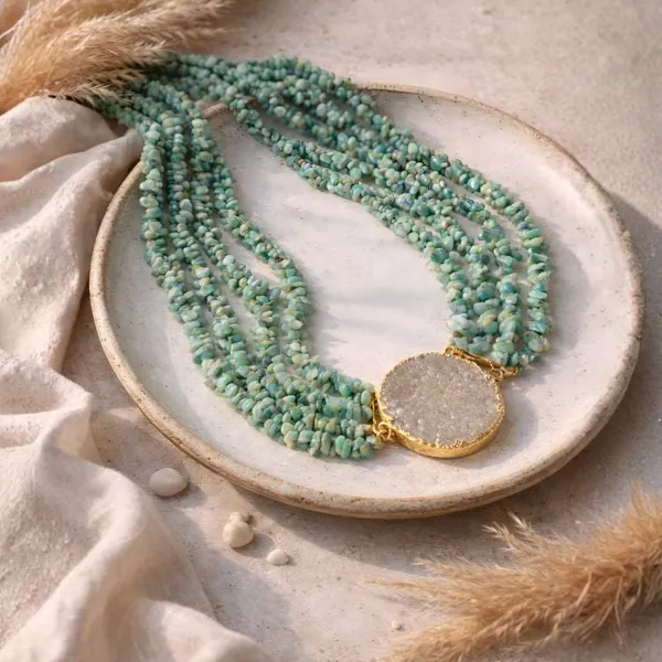 Shades_Of_Green_Choker_Style_Necklace