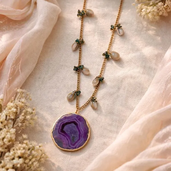 Purple_Agate_Pendant_Long_Necklace_Purple