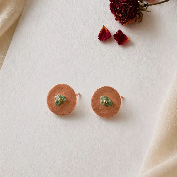 Atelier_Lux_Green_Disc_Studs_Green