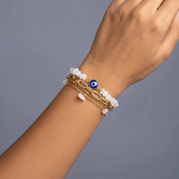 Layered_Gold_Chain_Evil_Eye_Bracelet_White