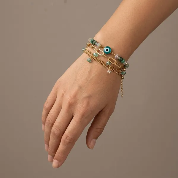 Red_Dot_Layer_Evil_Eye_Bracelet_Teal_Green