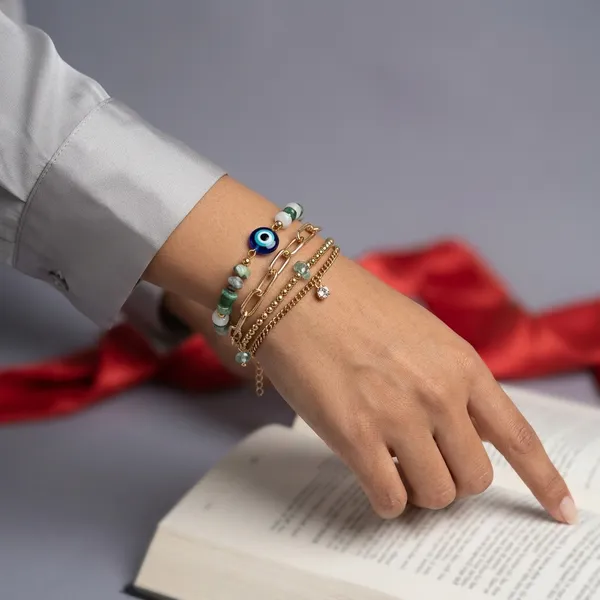 Infinity_Layer_Evil_Eye_Bracelet_Teal_Green
