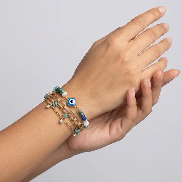 Infinity_Layer_Evil_Eye_Bracelet_Teal_Green