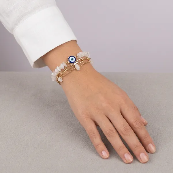 Infinity_Layer_Evil_Eye_Bracelet_White