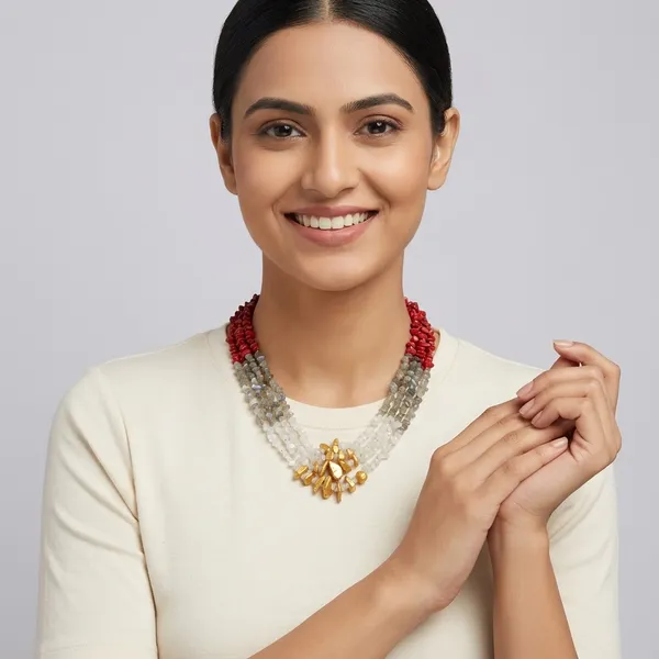3_Stones_Story_Necklace_Green_Red_Hues