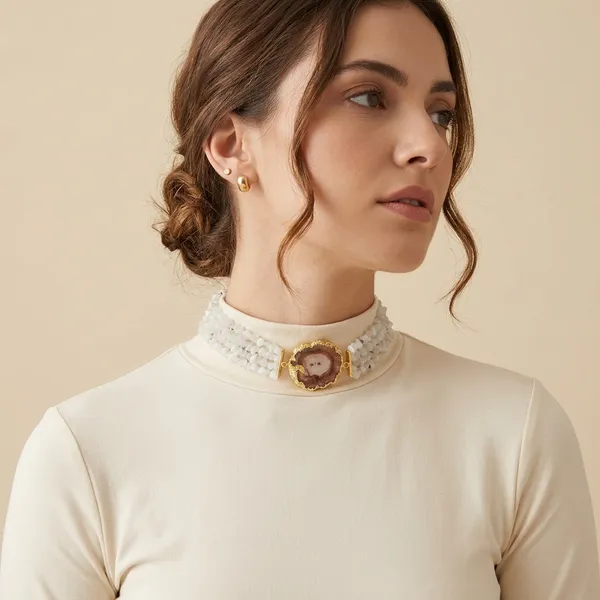 White_Moon_Dust_Choker_Belt_Necklace_White_Moonstones