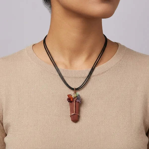 Tof_Bullet_Shape_Necklace_Jasper