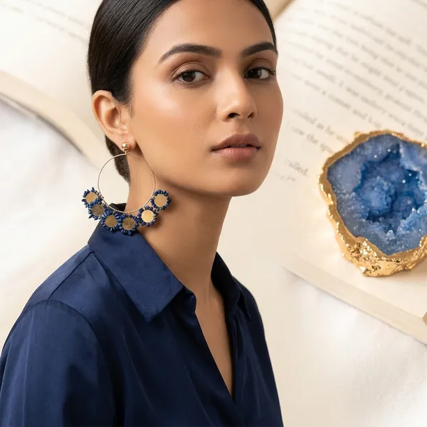 Lahar_Waves_Coins_Earrings