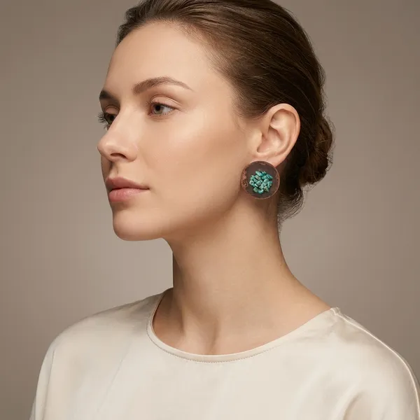 Rose_Plate_In_Fresh_Teal_Earrings