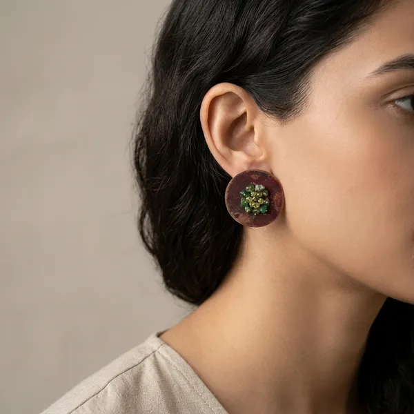 Rose_Plate_In_Ombre_Earrings
