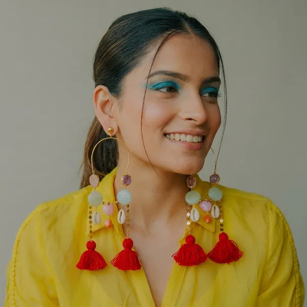 Tale_Of_Red_Tassels_Earrings