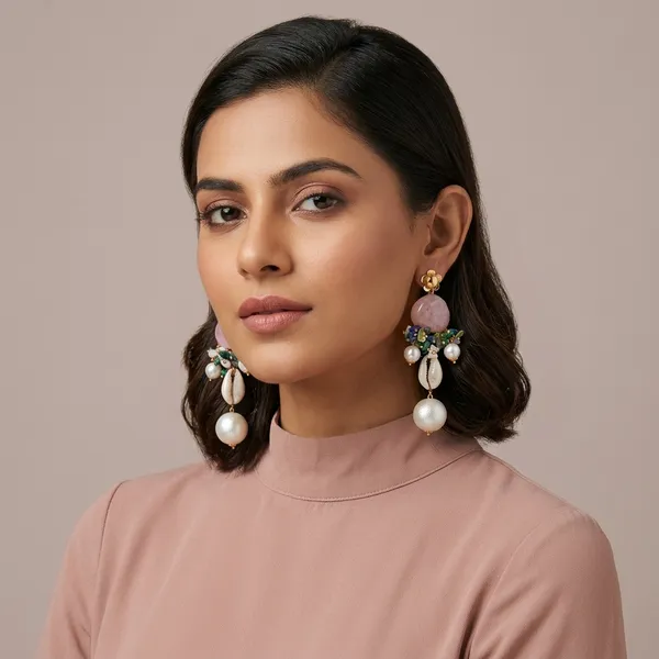 Naina_Multicolor_Stones_Pearl_Danglers