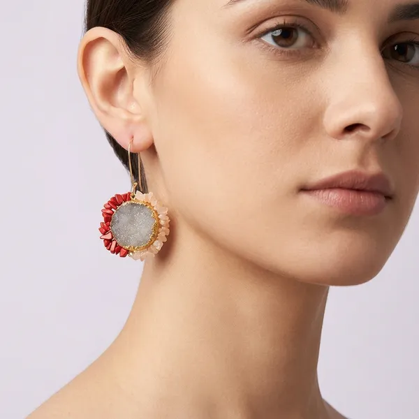 Grey_Ombre_Stones_Dangle_Earrings_Pink