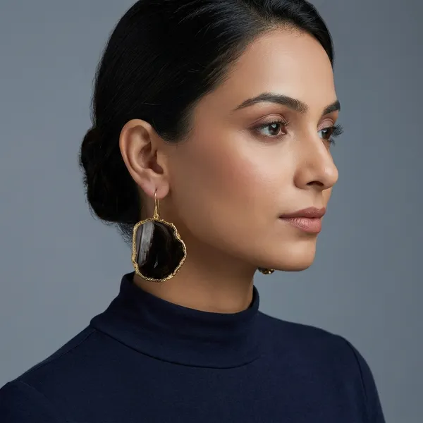 Jamuni_Shaam_Purple_Stone_Dangle_Black