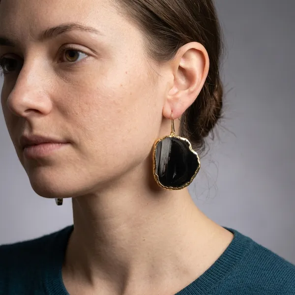 Jamuni_Shaam_Purple_Stone_Dangle_Black