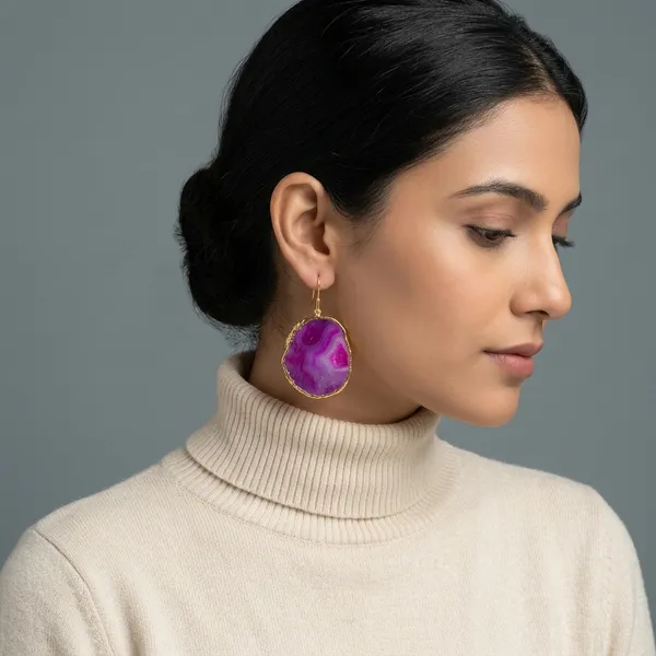 Jamuni_Shaam_Purple_Stone_Dangle_Pink