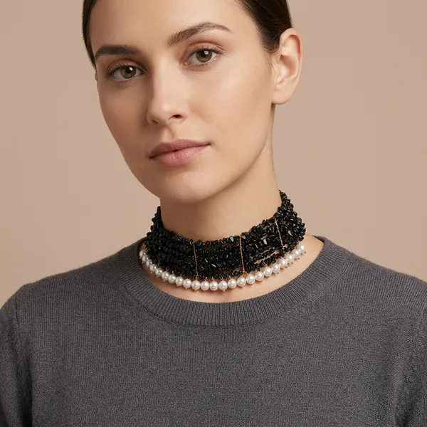 Black_Panther_Pearl_Choker_Black