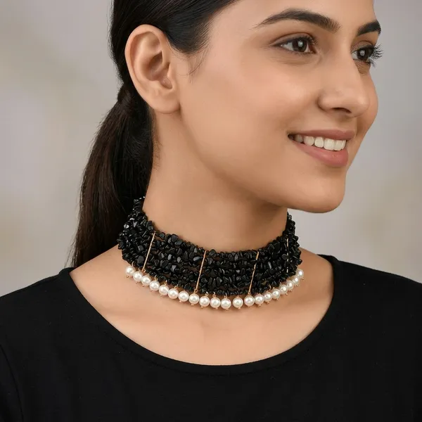 Black_Panther_Pearl_Choker_Black