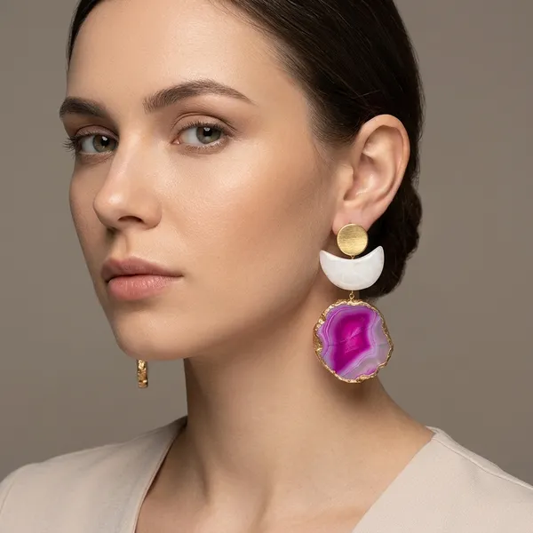 White_Stone_Blue_Chandelier_Dangle_Earrings_Pink