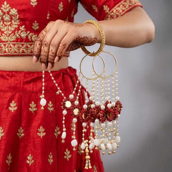 Classic_Indian_Bridal_Kaleera_With_Danglers_Red_Coral_Red