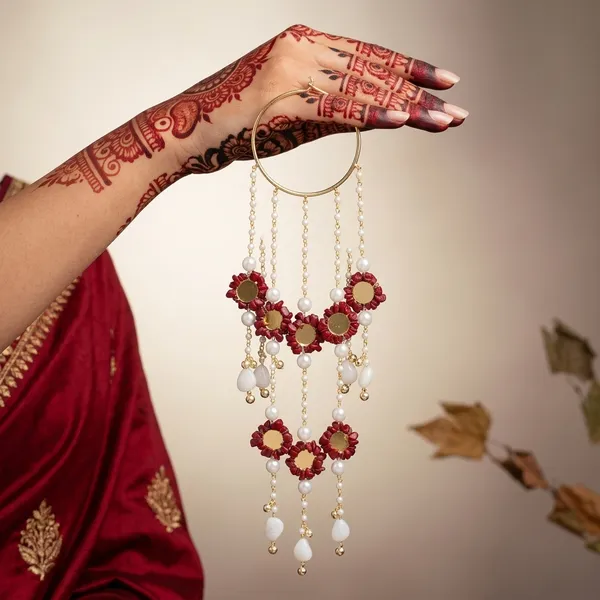 Classic_Indian_Bridal_Kaleera_With_Danglers_Red_Coral_Red