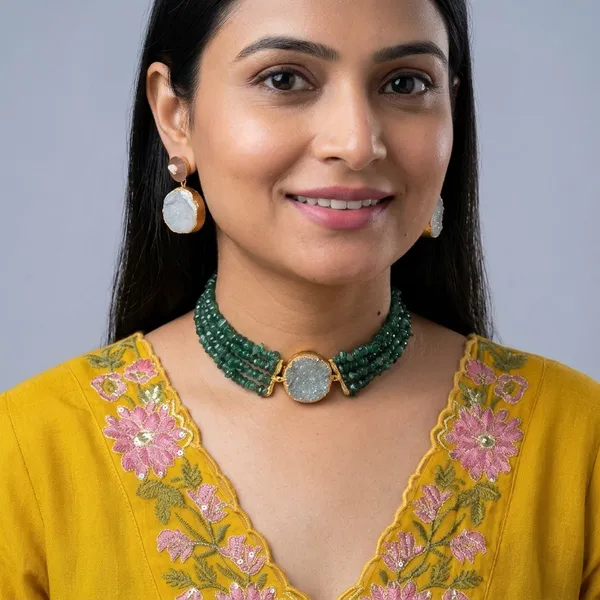 Mystic_Green_Radiance_Choker_Set_Green