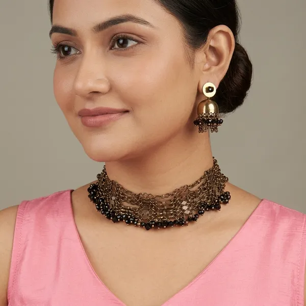 Naaz_Choker_Set_Black
