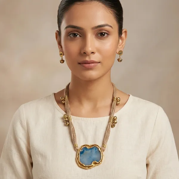White_Festive_Boho_Ghunghroo_Set_Blue