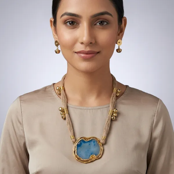 White_Festive_Boho_Ghunghroo_Set_Blue