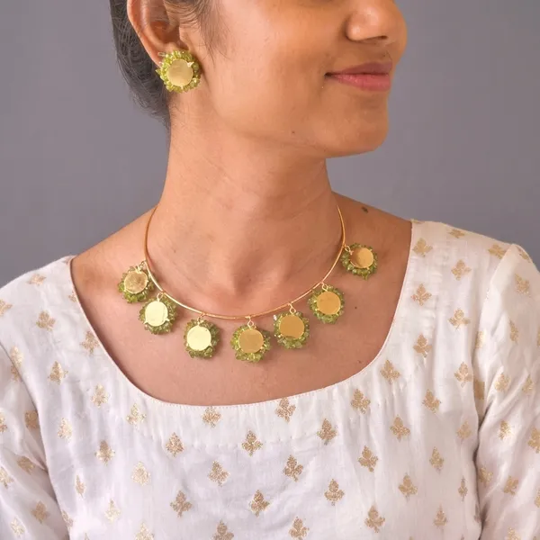 Fusion_Raag_Coins_Hasli_Set_Light_Green