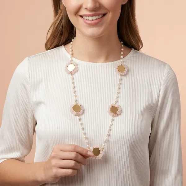Chic_Style_Pink_Long_Necklace