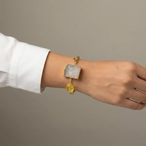 Yellow_Hint_Agate_Luxe_Chain_Bracelet
