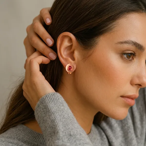 Atelier_Rose_Quartz_Disc_Studs_Red