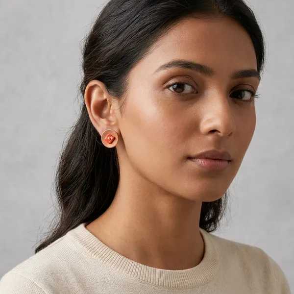 Atelier_Red_Fire_Disc_Studs_Red