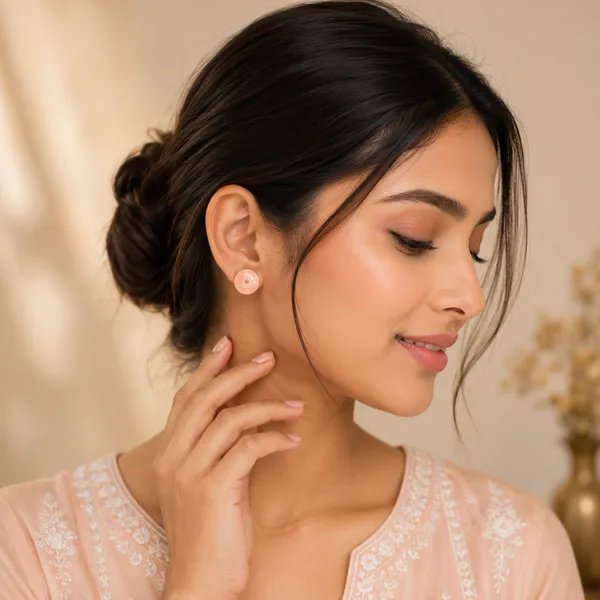 Atelier_Lux_Green_Disc_Studs_Rose_Quartz