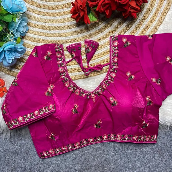 Rani_Fendy_Silk_Embroidered_Floral_Design_Blouse_For_Women