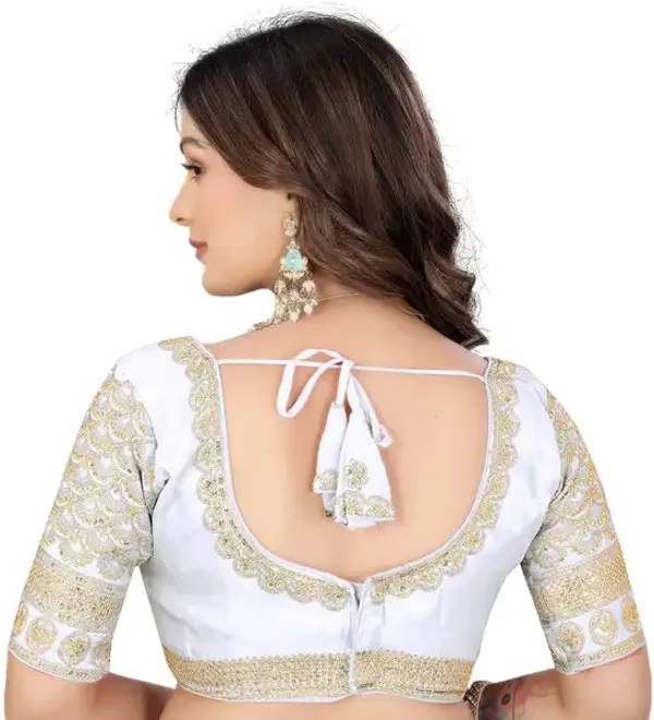 White_Silk_Embroidered_Blouse_For_Women