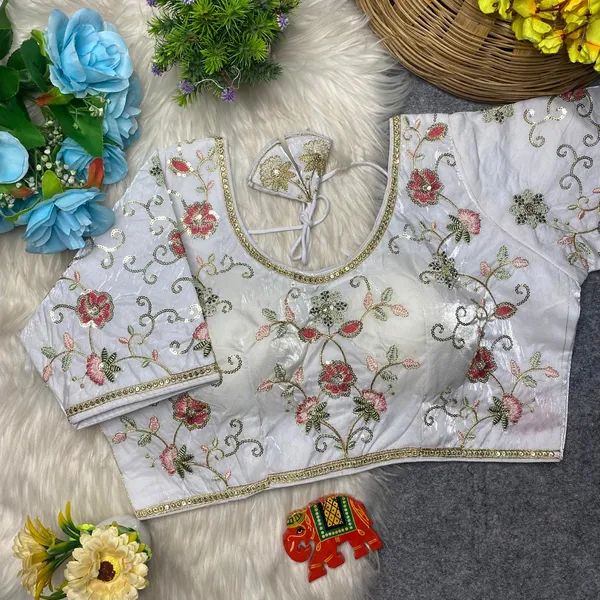 White_Silk_Embroidered_Blouse_For_Women